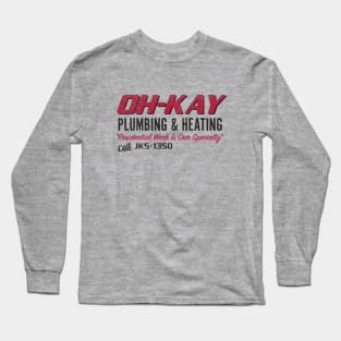 OH-KAY Plumbing & Heating - vintage logo Long Sleeve T-Shirt